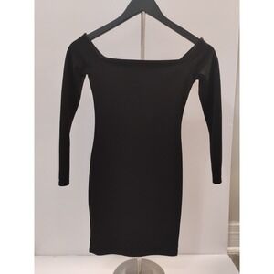 PrettyLittleThing Bodycon Mini Dress Long Sleeve Sz‎ 2 Slight Stretch